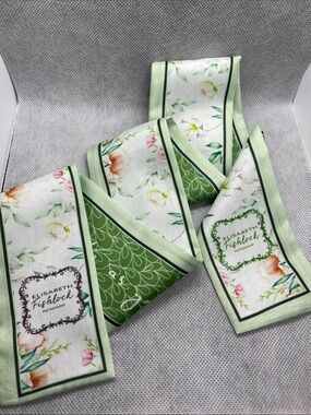 Floral Print Twilly Scarf